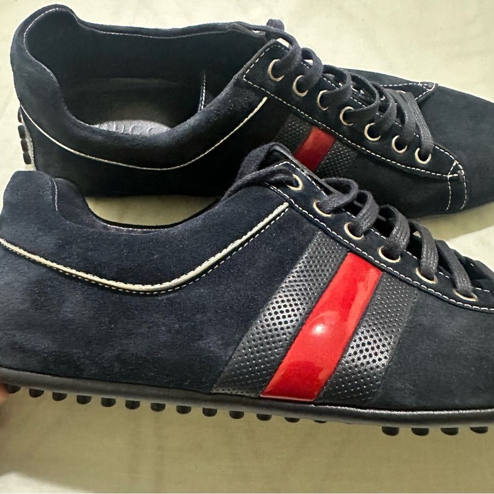 Gucci Black and Red Sneakers
